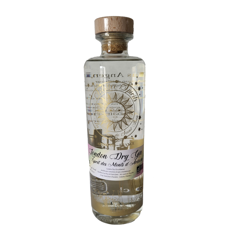 ESPRIT DES MONTS D'ARDECHE - London Dry GIN BIo - 70 cl - 46%vol.